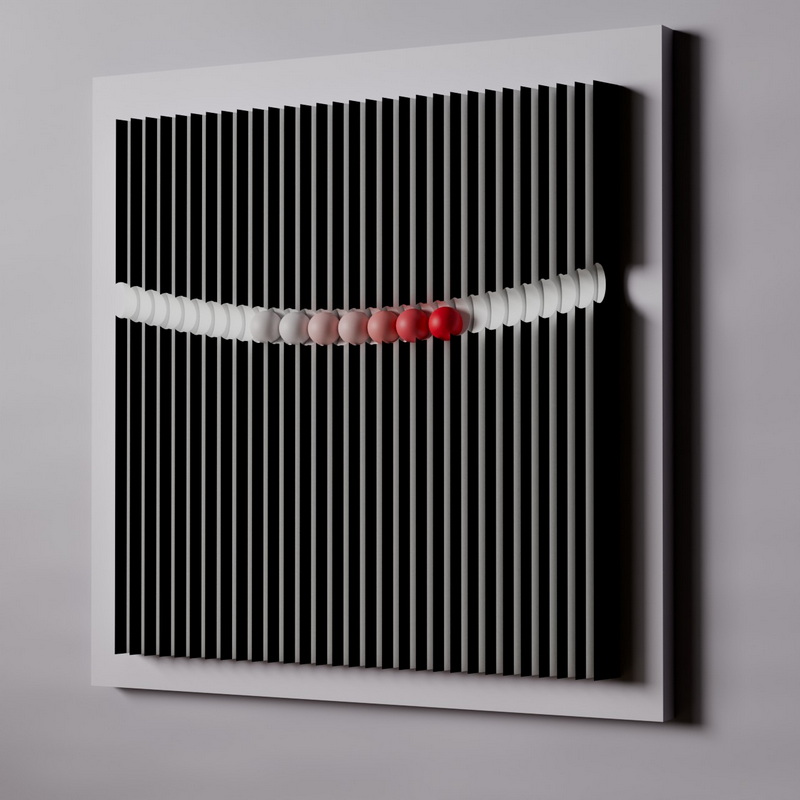 Changing Perspective kinetic art – right view