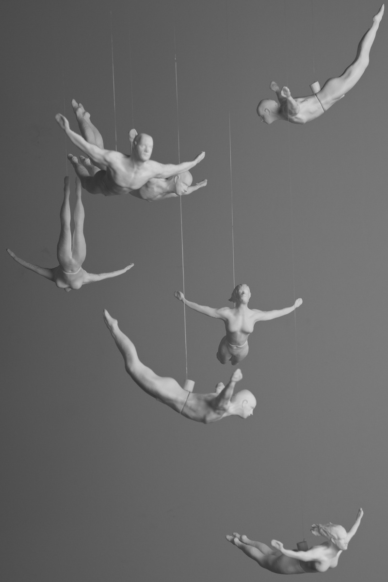 Flying high (Digital Art Sculpture)
