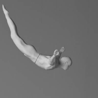 Flying high (Digital Art Sculpture)