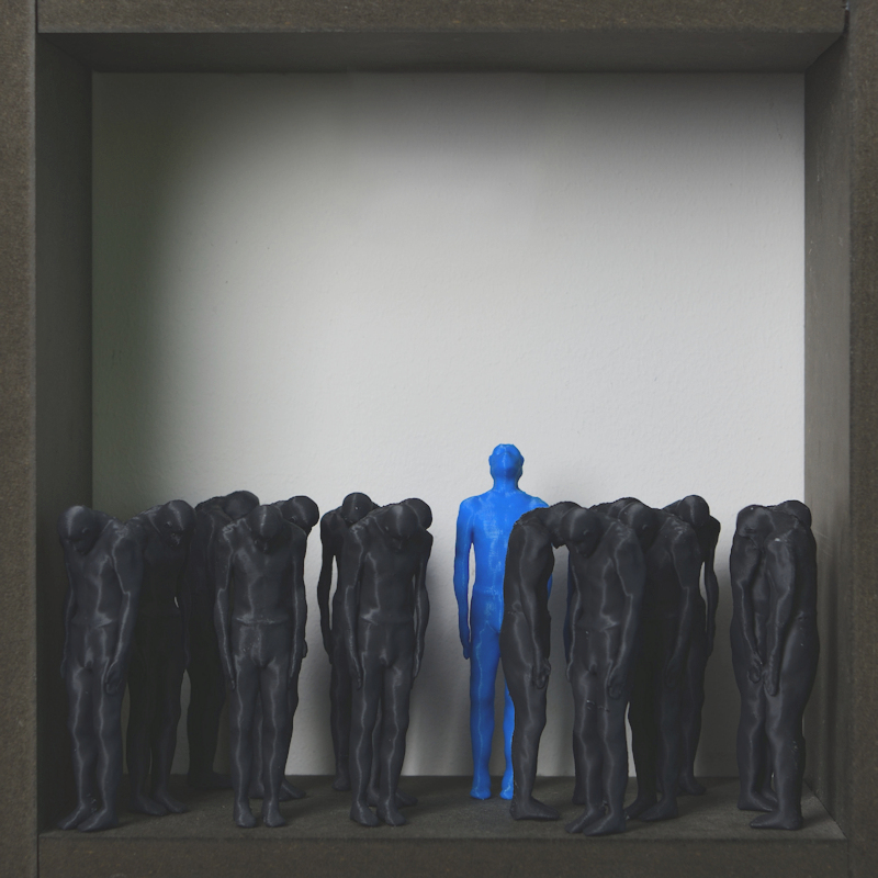 Having a vision - figurative art by Ivo Meier