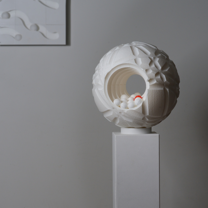 Sphere of Life sculpture – view A