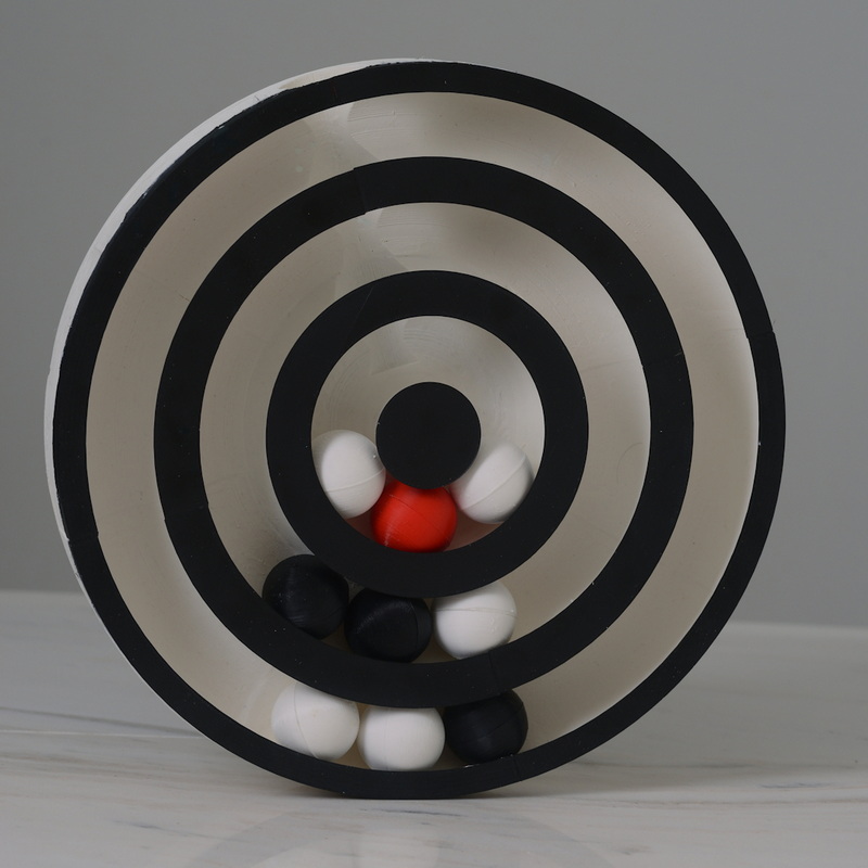 Centric round (Digital Art Sculpture by Ivo Meier)