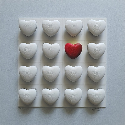 The heart in the right spot - Digital Art Sculpture by Ivo Meier