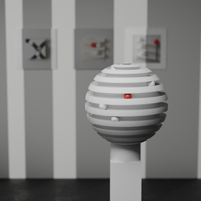 Flow of Life - Sculpture by Ivo Meier (Render)