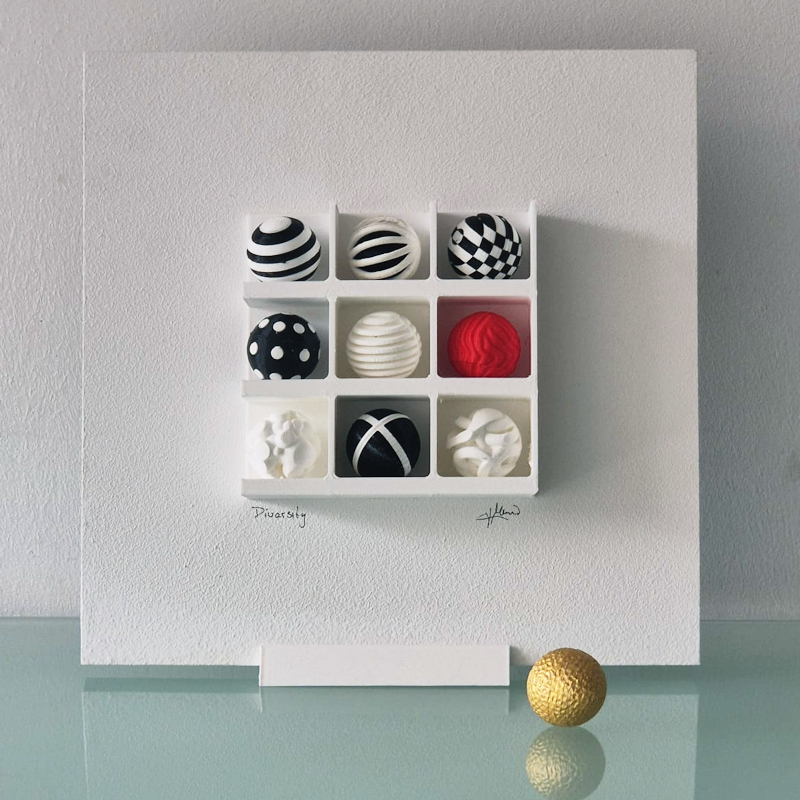 Diversity -3D printed sculpture