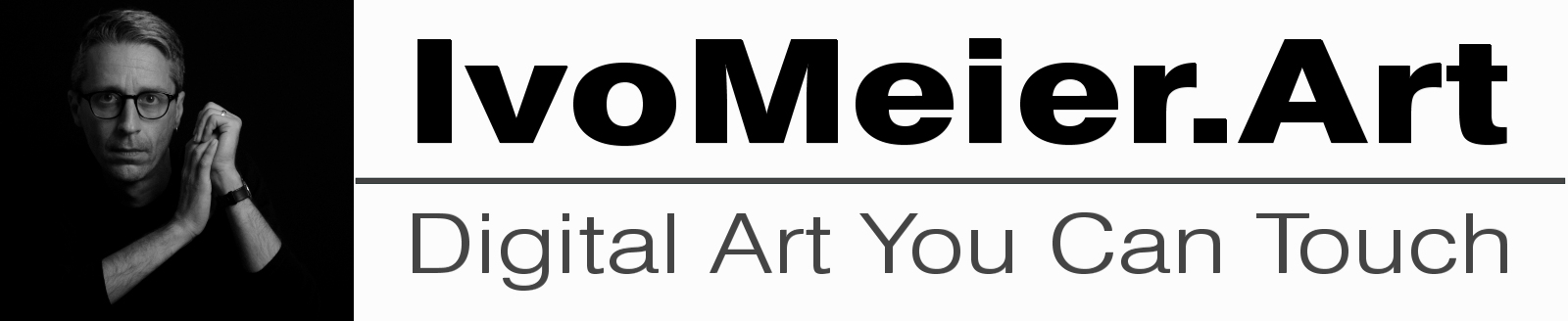 IvoMeier.Art - Digital Art You Can Touch (Logo)