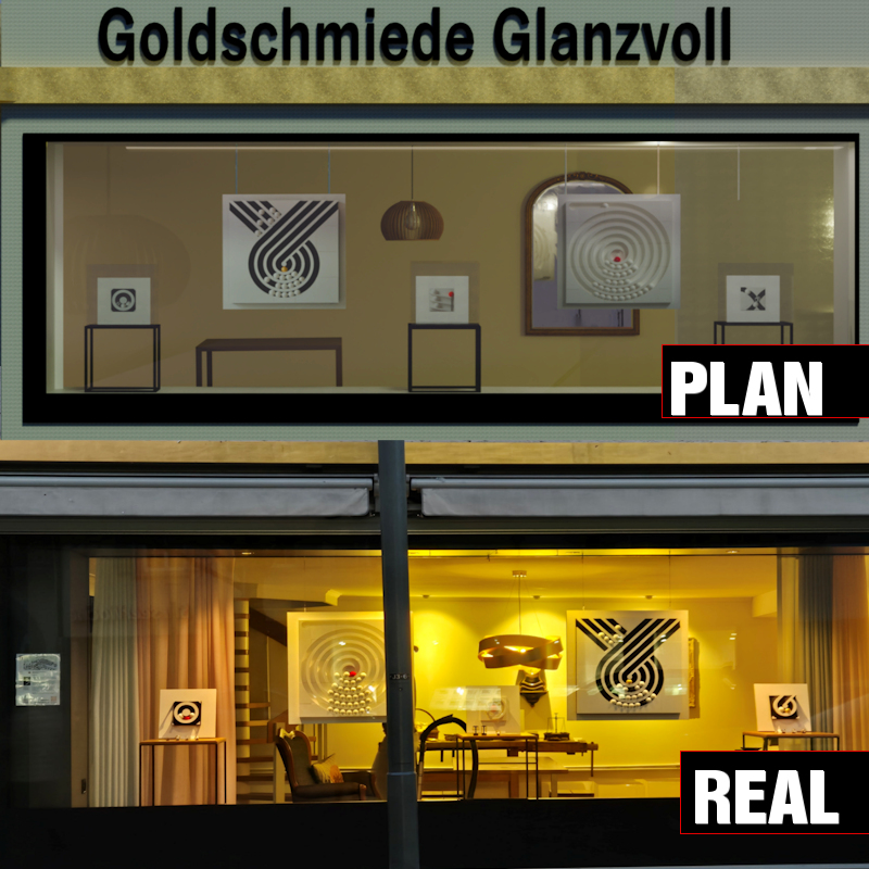 Goldschmiede Glanzvoll - Visualisierung der Ausstellung