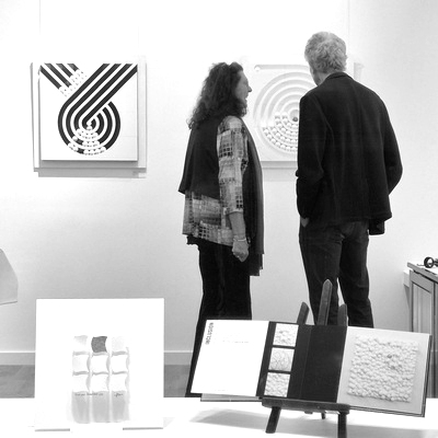 Dialogue at exhibition